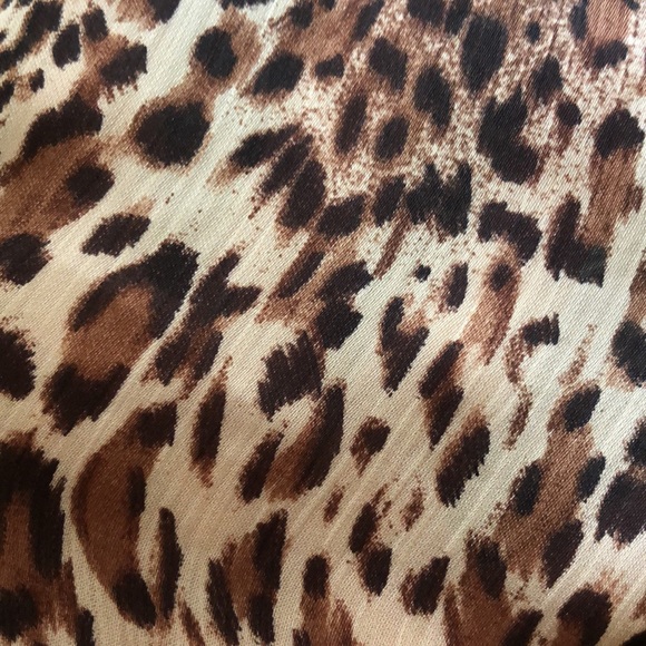 ✨Leopard print sheer tunic - Picture 3 of 3